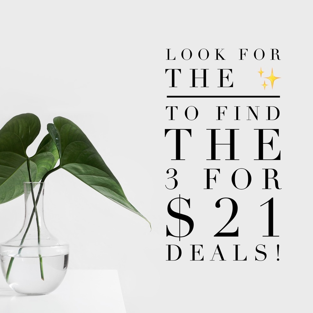 ✨3/$21 deals✨